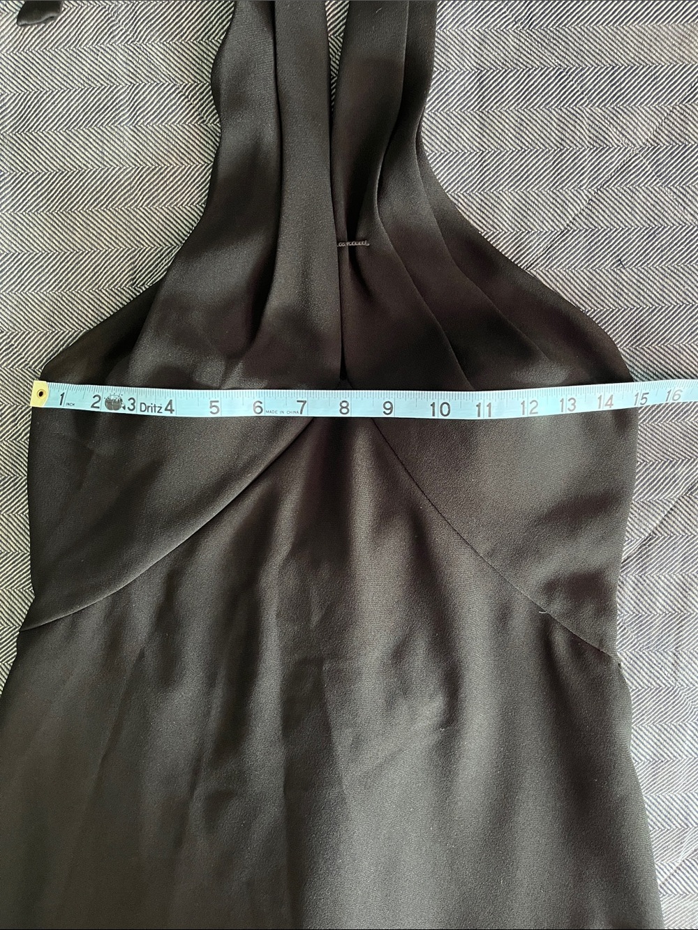 Pronovias Barcelona Black Cross-Neck Maxi Gown with Back Detail - Picture 14 of 15